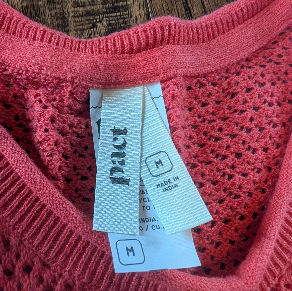 Pact Coral Sleeveless Knit Dress Cover-up - Picture 3 of 7